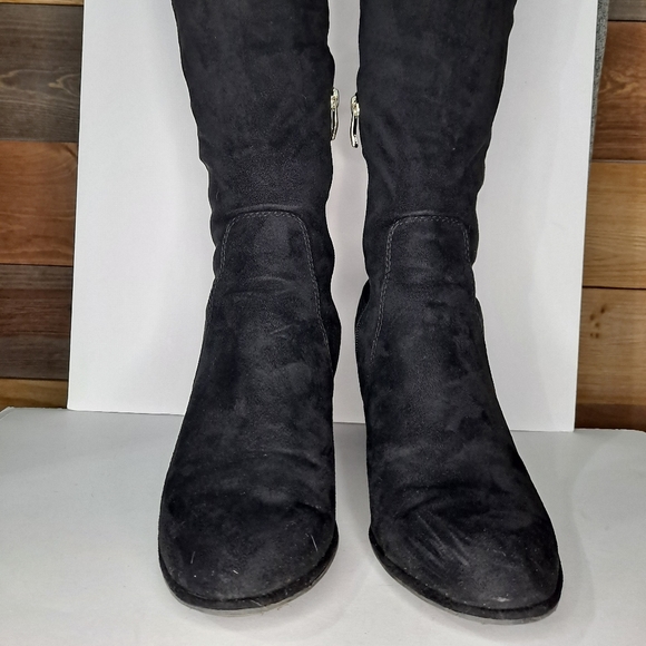 Liz Claiborne knee high block heel boots - Picture 3 of 14